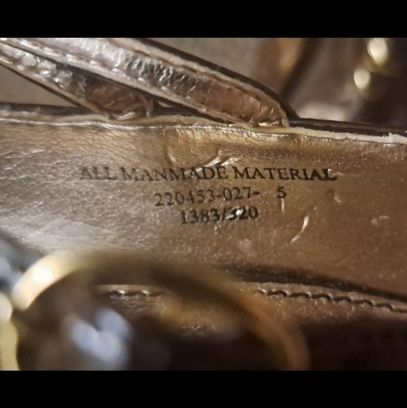 Colin Stuart Brown Heels Size 5M SB5#3 - Picture 8 of 10